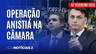 ICL NOTÍCIAS 2 - 07/02/25 - PRESIDENTE HUGO MOTTA DIZ QUE 8/1 NÃO FOI TENTATIVA DE GOLPE