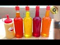 5 different gola ganda syrup or sharbat recipe by alif kitchen homemade ice gola syrup recipe