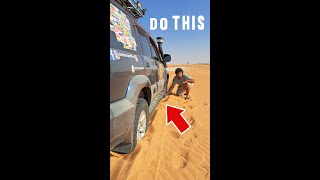 Never get stuck in sand again (works for 2WD also)