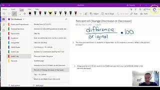 Percent increase/decrease 5/11-5/17