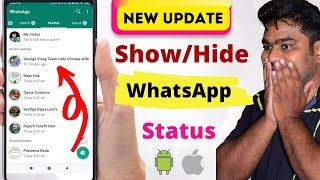How to hide my whatsapp status from specific contacts in telugu