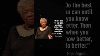 Maya Angelou's Life Advice Will Leave You SPEECHLESS | #shorts #ytshorts #motivation