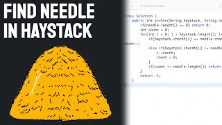 Leetcode 28: Find the Index of First Occurrence in a String | Java Solution