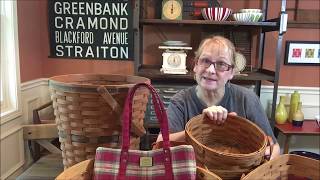 Collections of Shame Longaberger Baskets Still useful for storage and organization