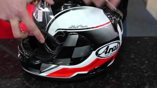 Infinity Motorcycles   Arai Visor Change