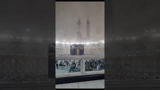 Heavy Rain in Makkah Live Haram || Makkah Khana Kaaba Me Barish ka Khoobsurat Manzar.