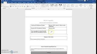 ENG 101: Integrating Sources Worksheet