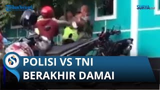 1 TNI VS 2 POLISI BAKU HANTAM BERAKHIR DAMAI DI MARKAS POMDAM AMBON
