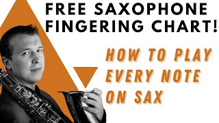 How To Play Every Note On Saxophone (FREE Fingering Chart)