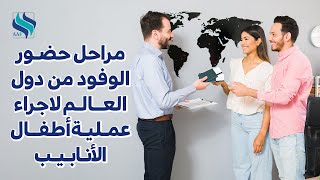 مراحل حضور الوفود من دول العالم لاجراء عملية أطفال الأنابيب في ايران|اطفال الانابیب فی ایران