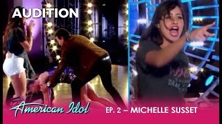 Michelle Susset: A SASSY Venezuelan Mamacita Creates A SCENE! | American Idol 2018