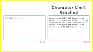 Character Count / Limit in the Input Field using HTML, CSS & JavaScript | JavaScript Tutorial 2023