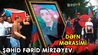 Qax Şəhidini son mənzilə yola saldı - (Şəhid Mirzəyev Fərid Namiq oğlu)