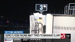 Flyers question wait times at Burlington International Airport