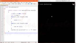 Parts of array in JAVA | Learn JAVA with practical examples | Vineet Agarwal