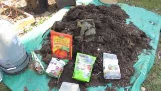 Principles of Preparing & Refreshing Last Year's Garden Container Soil - TRG 2015
