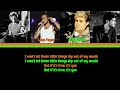 One Direction  - Little Things without Harry Stytle Color Coded Lyrics