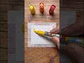 How to Make a Gradient with Warm Colors! ✍️ Do You Love Acrylic Markers?! 🤔 #art #hack #tutorial