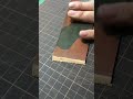 asmr satisfying leather skiving i belt asmr leathercraft