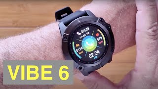 ZEBLAZE VIBE 6 Bluetooth Calling IP67 Waterproof Smartwatch 128MB Music Player: Unboxing \u0026 1st Look