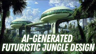 AI-Generated Eco Cities | Futuristic Jungle Design Inspired by Syd Mead