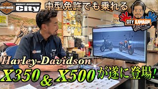 【先行予約開始】待望の350cc＆500ccのハーレー発表！！！ついに普通自動二輪免許で乗れる【新型】