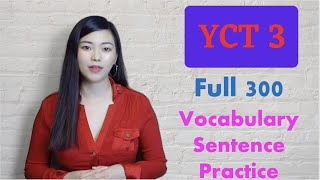 YCT3 Full Vocabulary \u0026 Sentence Practice