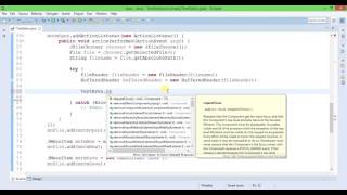 Java Swing Text Editor Part 1
