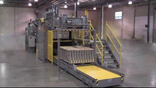 Container Handling Systems - Automatic Depalletizer for round containers