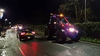 Llangollen Illuminated Tractor Run 2024 at Chirk