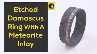 A Ring From Space? | Making a Damascus and Meteorite Ring