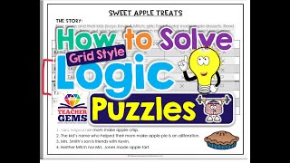 How to Solve a Grid Style Logic Puzzle