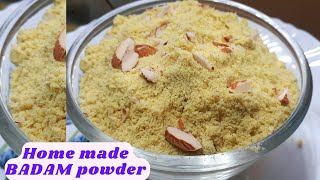 ಮನೆಯಲ್ಲೇ ತಯಾರಿಸಿ MTR ಶೈಲಿಯ ಬಾದಾಮಿ ಪೌಡರ್😋|Badam milk powder|pure almond powder|