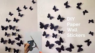 easy  Paper Butterfly wall decoration | How to make Paper Butterfly (5 minutes craft)