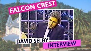 Falcon Crest Star David Selby on "The Late Show starring Joan Rivers" 1987