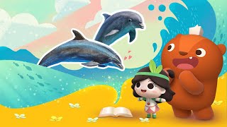 Early Learners | Why do dolphins whistle? | Emmy\u0026GooRoo Nature Class | Kids Cartoons [SUBS]