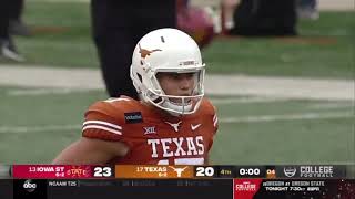 Texas Misses 57-yard Field Goal | #13 Iowa State vs. #17 Texas 2020 Highlights