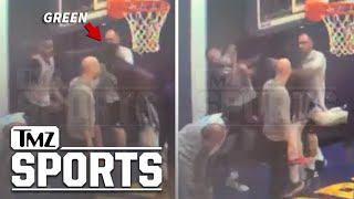 New Video Shows Draymond Green Violently Punch Jordan Poole at Warriors Practice | TMZ Sports