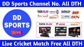 DD Sports Channel Number in Tata Play Airtel Dish TV Videocon D2H | Live Match on DD Sports Channel