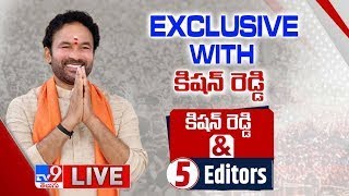 Kishan Reddy Exclusive Interview  LIVE | Kishan Reddy & 5 Editors | Lokshabha Elections 2024 - TV9
