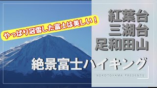 【絶景富士】紅葉台・三湖台・足和田山をハイキングしてきました　#初心者向けハイキングコース　#低山縦走　# ソロ登山　#50代女子　#ミドルフィフティ