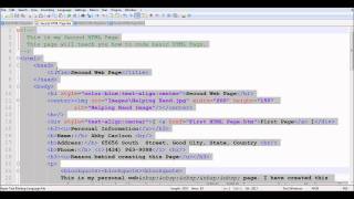 HTML Tutorial 9 - HTML Site Navigation Links