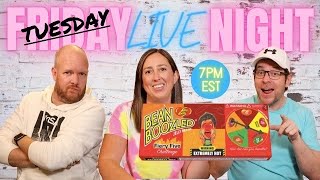 Trying Fiery Five Bean Boozled | Tuesday Night Live