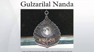 Gulzarilal Nanda