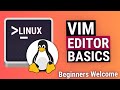 Vim Text Editor Basics - Using Vim on Linux / Mac / Unix (Beginners Guide)