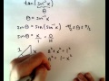 Inverse Trigonometric Functions , Part 4 (Simplify Expression Using Right Triangle)