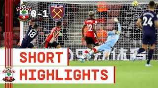 90-SECOND HIGHLIGHTS | Southampton 0-1 West Ham United | Premier League