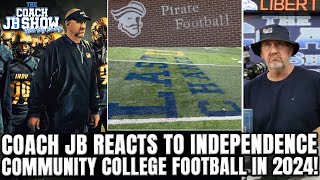 Coach JB Reacts To Independence Community College Football In 2024!