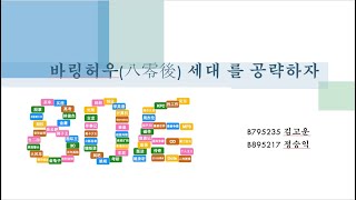 전춘화교수와 함께하는 중국학개론-중국의 바링허우세대의 소비시장공략 (김고은 정승익) 20200602