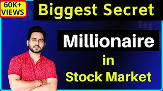Secret To become Millionaire in Stock Market I 1000 Rs to 1 Crore I Intraday Trading for beginners